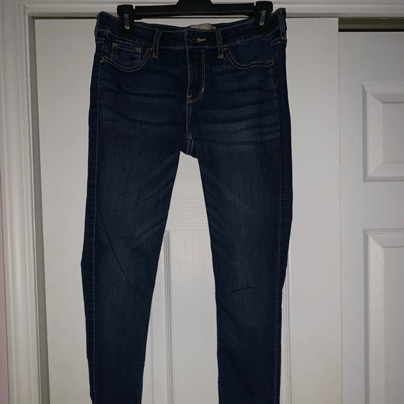 Navy Blue Hollister jeans - Picture 1 of 1